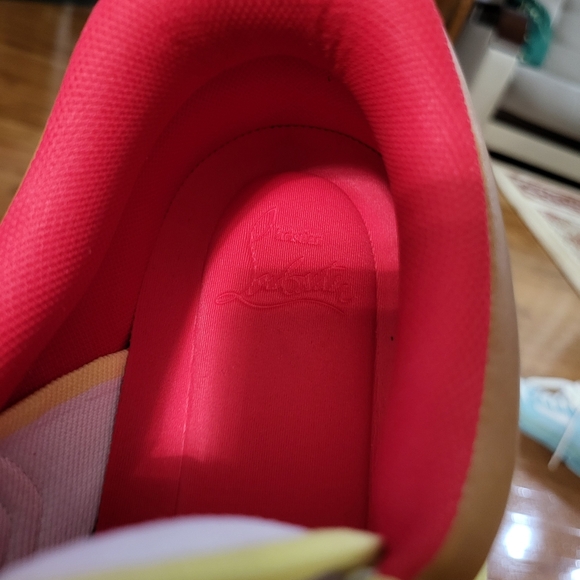 Christian Louboutin Pastel and Red Sneakers - Picture 7 of 10